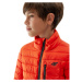 Chlapčenská bunda 4F JUNIOR DOWN JACKET-JAW23TDJAM220-70S-ORANGE