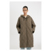 DEFACTO Relax Fit Hooded Thin Parka