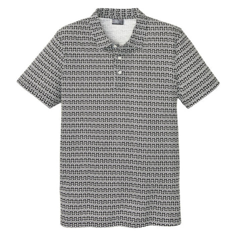 Polo tričko s krátkym rukávom a komfortným strihom, minimalistická potlač bonprix