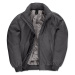 B&amp;C Pánska bunda - bomber JM961 Dark Grey (Solid)