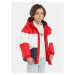 Tommy Hilfiger Vatovaná bunda Essential Colorblock KB0KB08559 S Červená Regular Fit