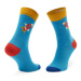 Happy Socks Vysoké detské ponožky KROK01-6000 Modrá