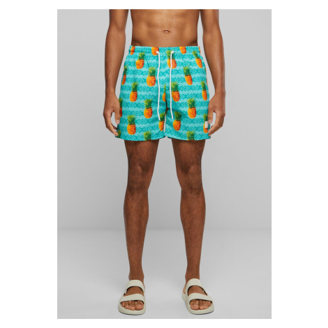 Pineapple aop swim shorts pattern Urban Classics