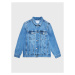 Calvin Klein Jeans Džínsová bunda Rlxo Denim Jacket IB0IB01654 Modrá Relaxed Fit