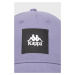 Bavlnená čiapka Kappa ružová farba, s potlačou