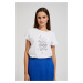 Women's T-shirt with MOODO app - white