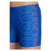 Arena boys swim short graphic royal/fluo red