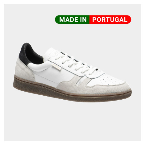 Hádzanárska brankárska obuv pre dospelých GK500 bielo-čierna ATORKA