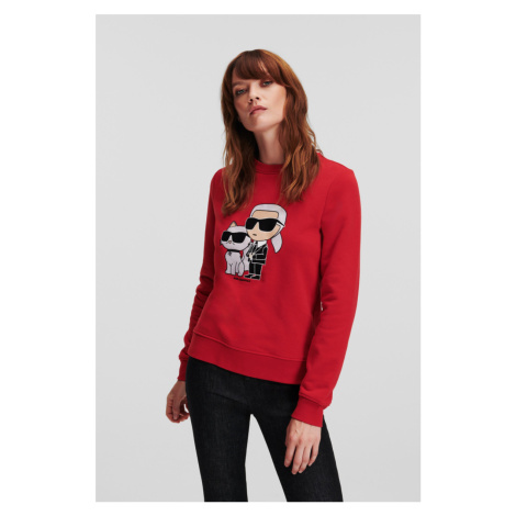 Mikina Karl Lagerfeld Ikonik 2.0 Sweatshirt Chili Pepper