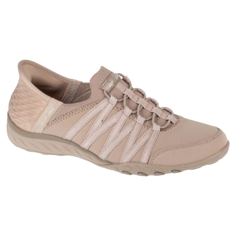 Béžová taupe dámske tenisky Skechers Slip-ins: Breathe Easy - Roll With Me 100593-TPE