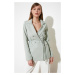 Trendyol Mint Clamping Detailed Jacket