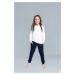 Girls' long sleeve T-shirt Tosia - white