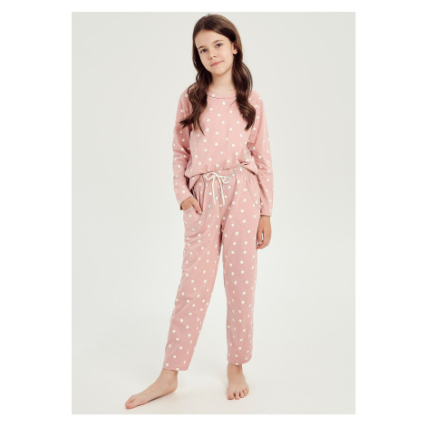 TARO Dievčenské pyžamo Chloe3050 zz31-staroružová