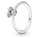 Pandora Jemný strieborný prsteň Minnie Mouse Disney 190074C01 52 mm