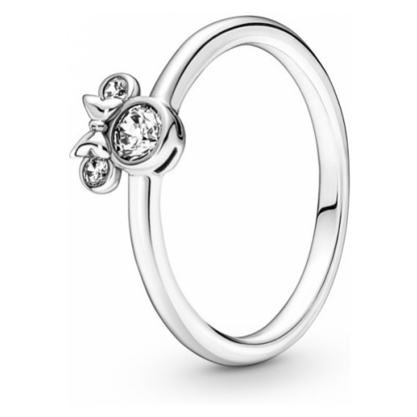 Pandora Jemný strieborný prsteň Minnie Mouse Disney 190074C01 54 mm