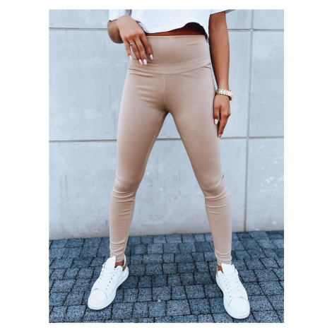 Dámske legíny LOOK ME Farba camelová DSTREET