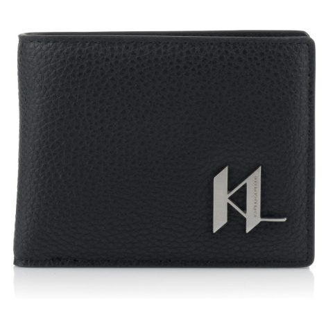 Peňaženka Karl Lagerfeld K/Turnlock Bifold Wallet Čierna