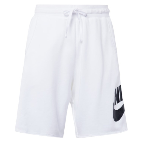 Nike Sportswear Nohavice 'Club Alumini'  čierna / šedobiela