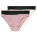 Calvin Klein Underwear Nohavičky  ružová / čierna / biela