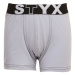 Detské boxerky Styx športová guma svetlo sivé (GJ1067)