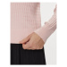 Tommy Hilfiger Sveter Co Cable V-Nk Sweater WW0WW40674 Ružová Regular Fit