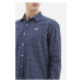 Košeľa La Martina Man Shirt L/S All Over Print P Navy/Optic White