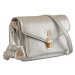 LuluCastagnette strieborná malá crossbody kabelka VENANCE