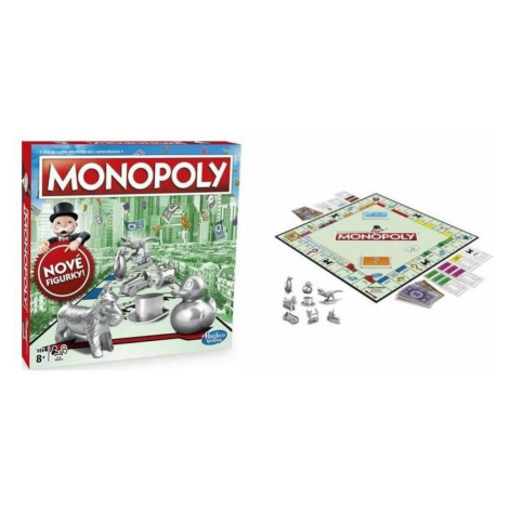 Hasbro Monopoly hra strieborné figúrky CZ