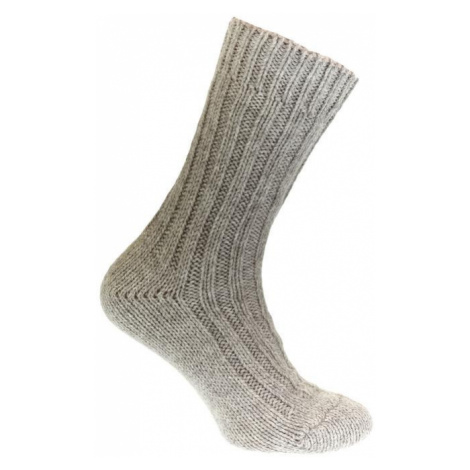 Dámske luxusné sivé vlnené ponožky ALPAKA John-C