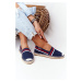 Espadrilles On A Braided Sole Big Star HH274483 Navy Blue 37