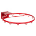 Basketbalová obruč oficiálneho priemeru R900 červená