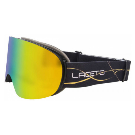 Laceto FLAKE Detské lyžiarske okuliare, čierna, veľkosť