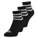 ADIDAS SPORTSWEAR Športové ponožky '3-stripes Cushioned Sportswear -cut 3 Pairs'  čierna