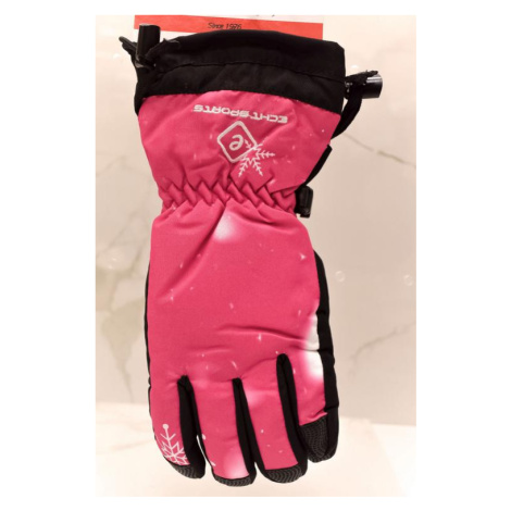 Ružové lyžiarske rukavice ECHT DOLOMITY M-L-XL