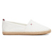 Tommy Hilfiger Espadrilky Basic Tommy Flat Espadrille FW0FW06497 Écru