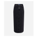 Sukňa Karl Lagerfeld Jeans Klj Hr Shank Denim Maxi Skirt Washed Wiser Black