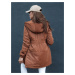 HENRY dámska bunda parka, camel, Dstreet TY4495