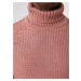 Trendyol ružové pánsky sveter