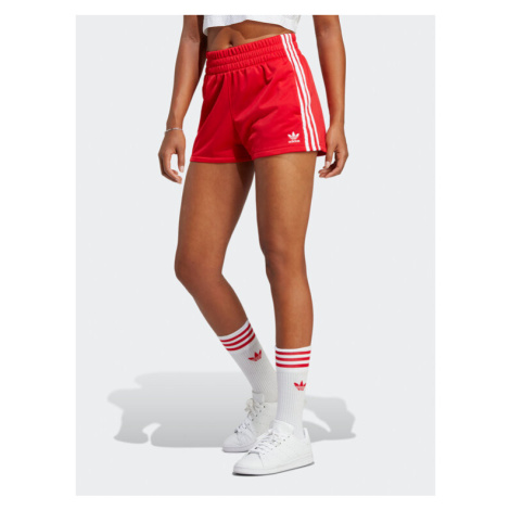 Adidas Športové kraťasy 3-Stripes Shorts IB7427 Červená Regular Fit