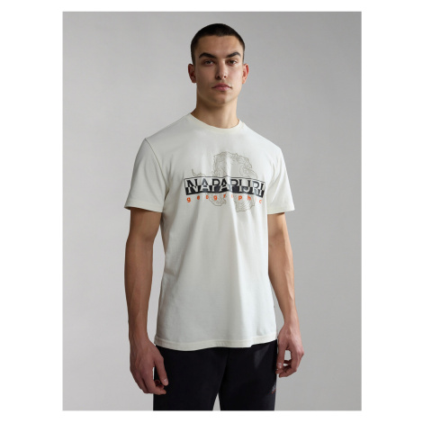 Men's cream T-shirt NAPAPIJRI Iceberg - Men