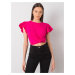 Women's fuchsia cotton blouse