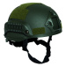 US bojová helma MICH 2002 RAIL Mil-Tec® – Zelená