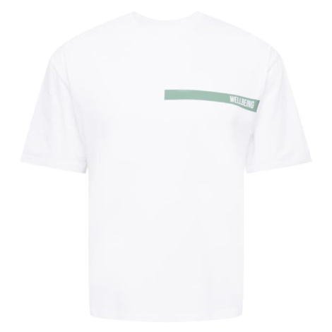 NU-IN Tričko  sivá / zelená / biela