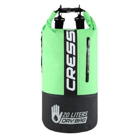 Cressi Dry Bag Bi-Color Black/Fluo Green 20L