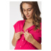 Tehotenská bavlnená nočná košeľa Alexis krátka