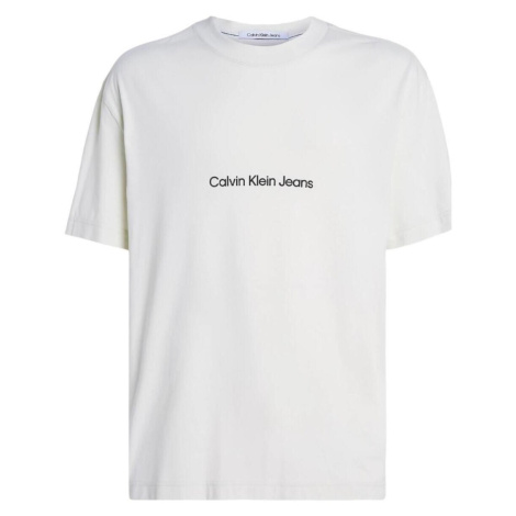 Calvin Klein Jeans  -  Tričká s krátkym rukávom Béžová