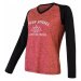 Women's cycling jersey Sensor Cyklo Charger LS Pink/Black