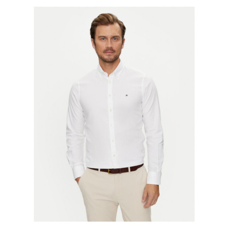 Tommy Hilfiger Košeľa MW0MW36369 Biela Slim Fit