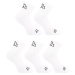 5PACK Styx ankle socks white