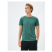 Koton Basic Sports T-shirt with a reflective print. Crew neck, Short Sleeve.
